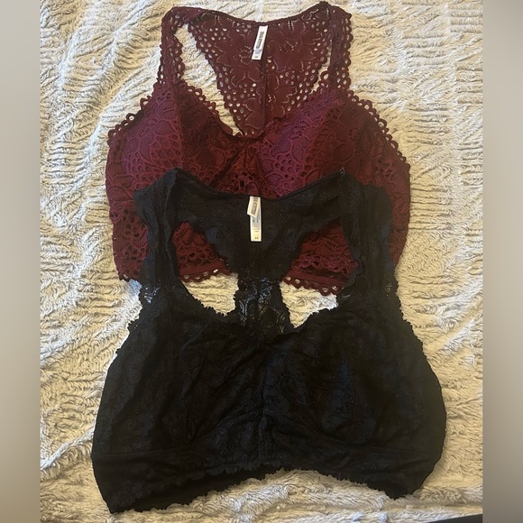 Two Plus Size Lace Bralettes - Picture 1 of 5